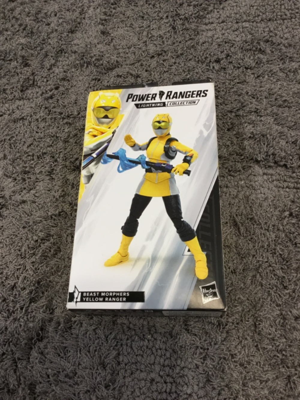 Power Rangers Lighting Collection Beast Morphers Yellow Ranger Action Figure - Picture 2 of 8